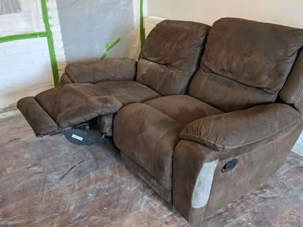 Photo of free 2 seater sofa manual recliner (Whitehill TN6) #1