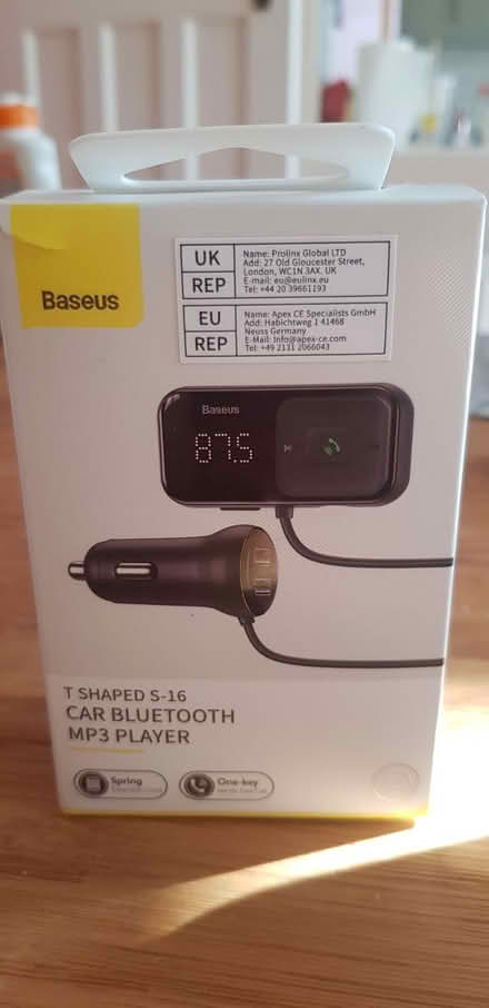 Photo of free Car Bluetooth mp3 player, brand new (Southmead BS10) #1