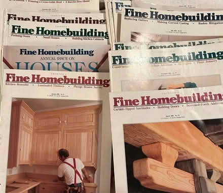 Photo of free 30+ “Fine Homebuilding” magazines (Belmont) #1