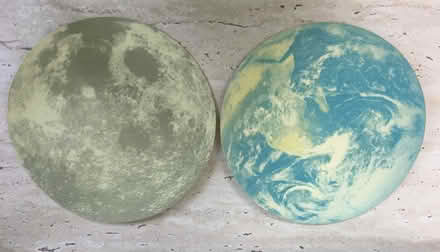 Photo of free Glow in the dark moon and earth for ceiling (Belmont TN35) #1