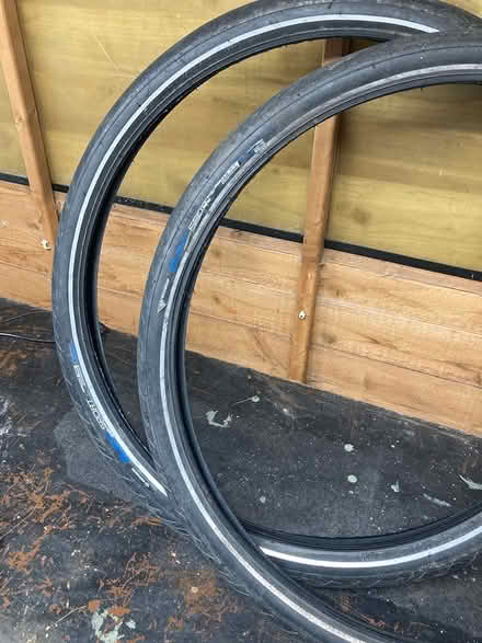 Photo of free EBike tyres x2 part worn (Mangotsfield, BS16) #1