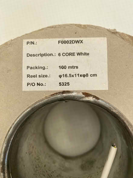 Photo of free 6 core alarm cable (Steyning central) #2