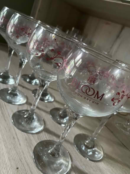 Photo of free 8 matching gin glasses (Denton, M34) #2