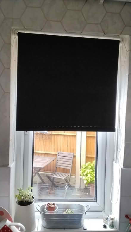 Photo of free 2 black blinds (Marsh LA1) #1