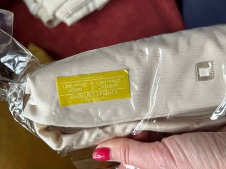Photo of free Cream curtains 90x90 (Holbrook, Belper, DE56) #2
