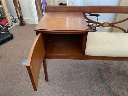 Photo of free Chair with attached table (South Ham RG22) #3