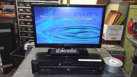 Photo of free Tiny TV and 5 Disk DVD/CD Player (Flanders NJ) #1
