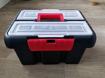 Photo of free Black/Red Plastic Toolbox (East Chichester) #1