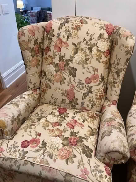 Photo of free Wing-backed chairs (2) (Silver Spring, MD) #2