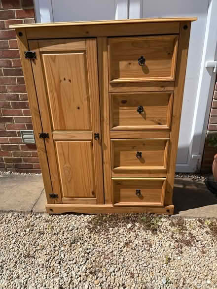 Photo of free Short wardrobe cupboard (Merton OX25) #1