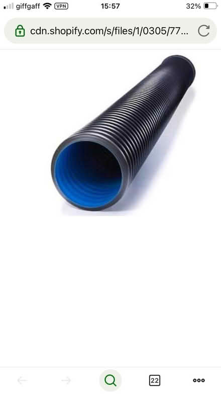 Photo of Twin wall pipe (Duck End MK45) #1
