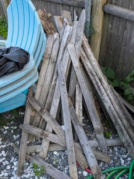 Photo of free Metal Fire Pit & Fire wood (Pawtucketville / Lowell) #3