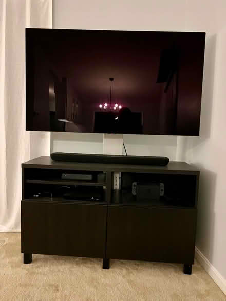 Photo of free IKEA Besta TV Bench with TV Mount (Columbia) #1