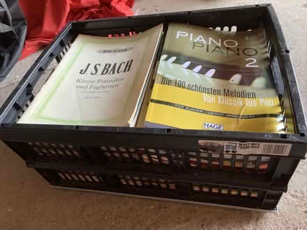 Photo of free Box of piano music books (Brownsover CV21) #1