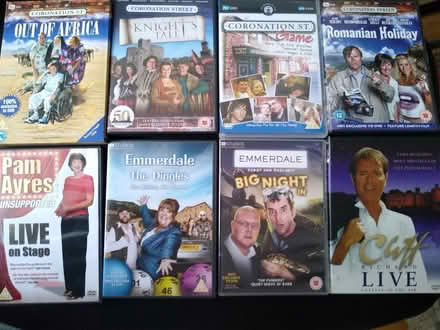 Photo of free 8 DVDs Corrie specials Emmerdale Cliff and Pam Ayres (Wealdstone HA3) #1