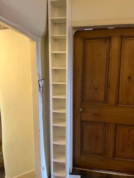 Photo of free Two white Ikea CD shelving units (Near Settle BD24) #1