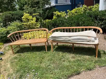 Photo of free 2 outdoor benches (Chevy Chase DC) #1