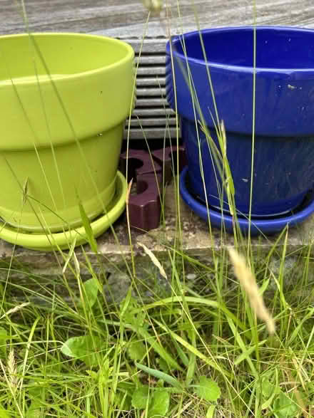 Photo of free Plant pots - metal, ceramic and plastic (Turton BL7) #1