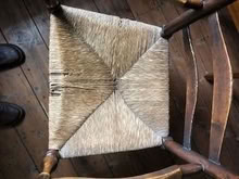 Photo of free 19th century rush-seated ladder-back armchair (Middlefield Farm OX28) #2