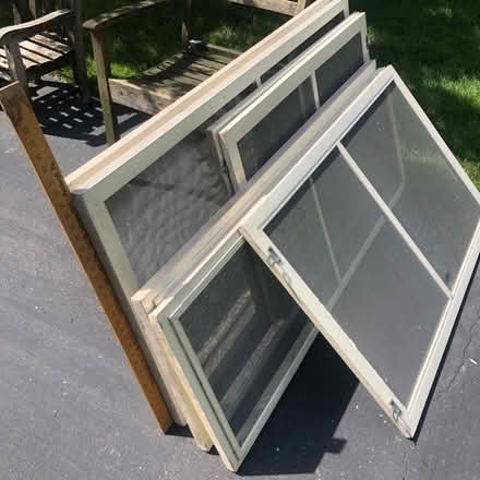 Photo of free 7 wooden window screens (14 Mile and Southfield) #2