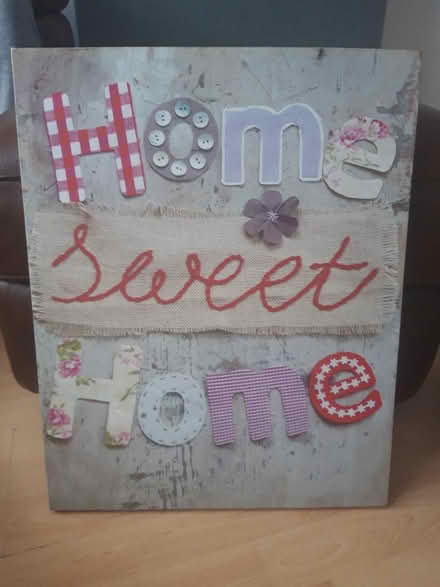 Photo of free Canvas Picture Home Sweet Home (Dagenham RM9) #1