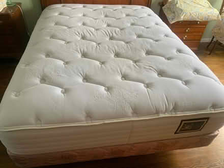 Photo of free Queen boxspring & plush mattress (Mt Vernon) #2