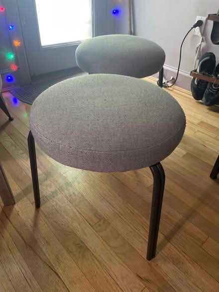 Photo of free Two upholstered footstools (Capitol Hill, Lincoln Park) #1
