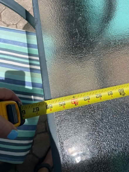 Photo of free Outdoor glasstop iron patio set (Westchase Fl) #2