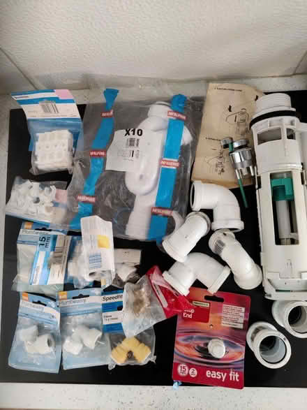 Photo of free Bag of plumbing bits (Markinch KY7) #1