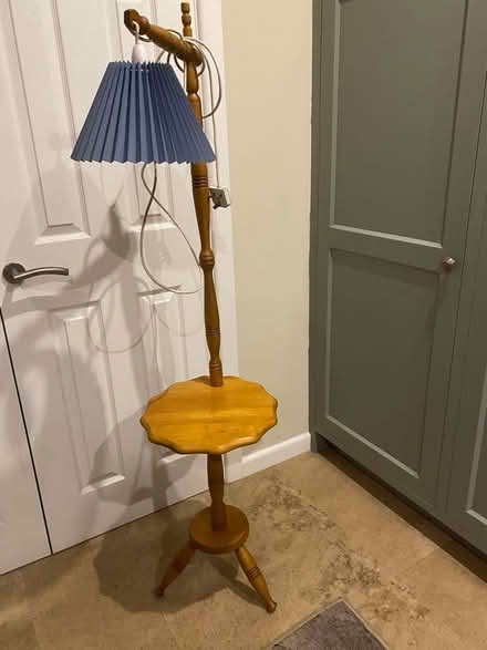 Photo of free Pair of side tables with lamps (Hinton Martell, Wimborne) #3