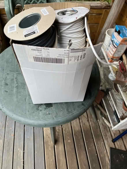 Photo of free Box of assorted unused electrical cable (Cutteslowe OX2) #1