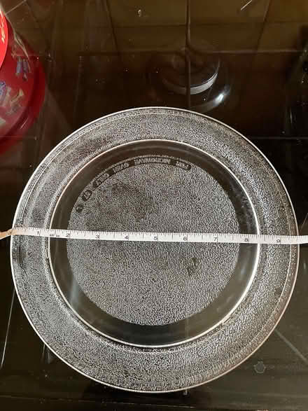 Photo of free Microwave glass turntable (Sidcup/New Eltham) #1