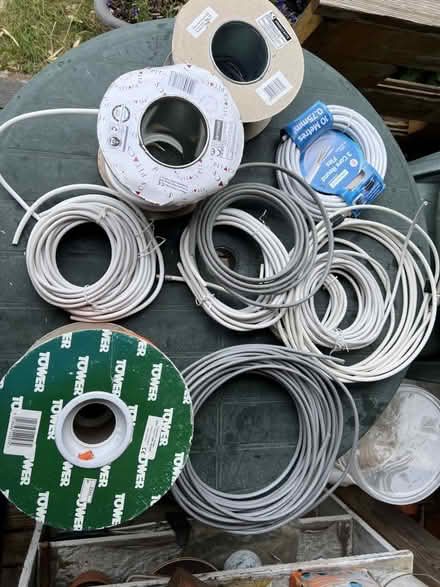 Photo of free Box of assorted unused electrical cable (Cutteslowe OX2) #2