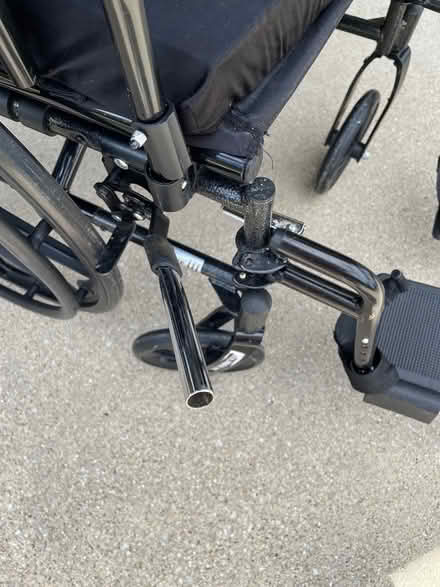 Photo of free Wheelchair with footrests (Roselle) #2