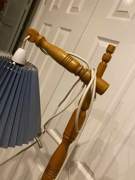 Photo of free Pair of side tables with lamps (Hinton Martell, Wimborne) #2