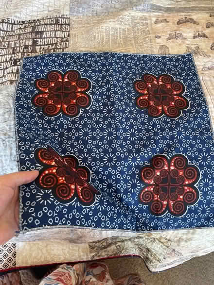 Photo of free Blue bandana / placemat (West Oakland) #1