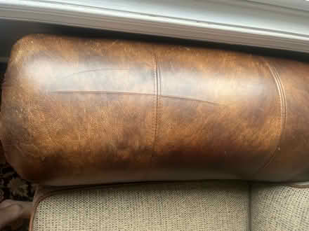 Photo of free Sofa couch real leather (North Middletown) #4