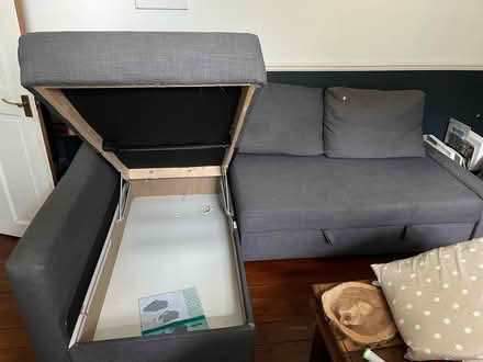 Photo of free Grey sofa bed (E17) #4