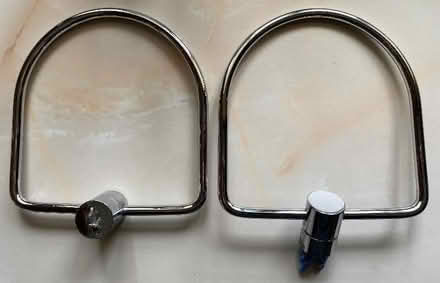 Photo of free 2 Chrome Towel Rings (Weston LD7) #1