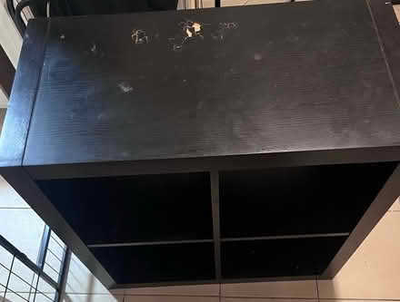 Photo of free Black ikea shelving unit (L26) #2
