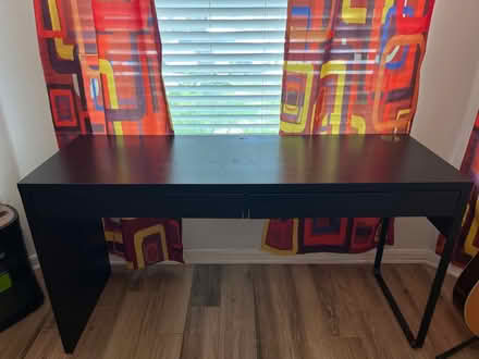 Photo of free Black iKea desk with two drawers (Westchase Fl) #1