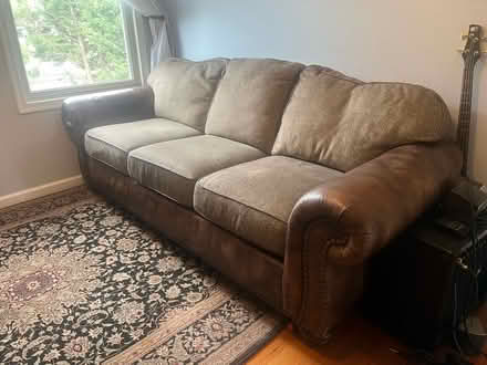 Photo of free Sofa couch real leather (North Middletown) #1