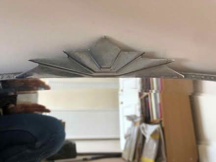 Photo of free Mirror with metal frame decorated with stars (Broughton Street EH3) #1