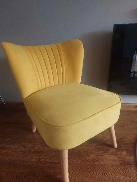 Photo of free Mustard tub chair (Wymondley Park SG4) #1