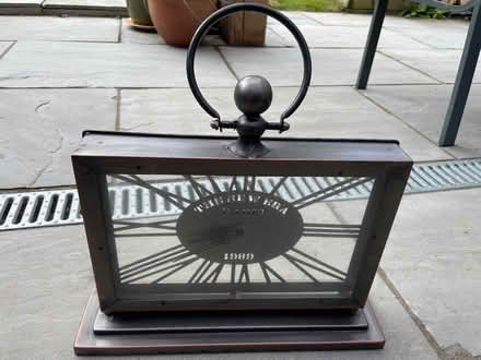 Photo of free Metal free standing clock (Fen Drayton CB24) #1