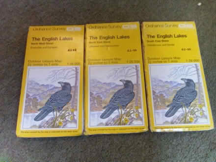 Photo of free 3 Lake District OS maps, older editions (Boroughbridge YO51) #1