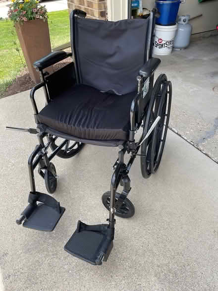 Photo of free Wheelchair with footrests (Roselle) #1