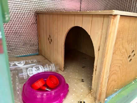 Photo of free Green wooden hutch (N11) #3