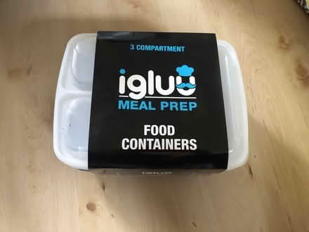 Photo of free 10 Iglu 3-compartment food containers and lids (Strawberry Hill TW1) #2