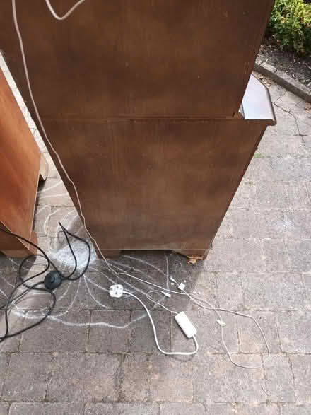Photo of free Pair of corner display cabinets (with lights and keys) (Bagshot GU19) #2